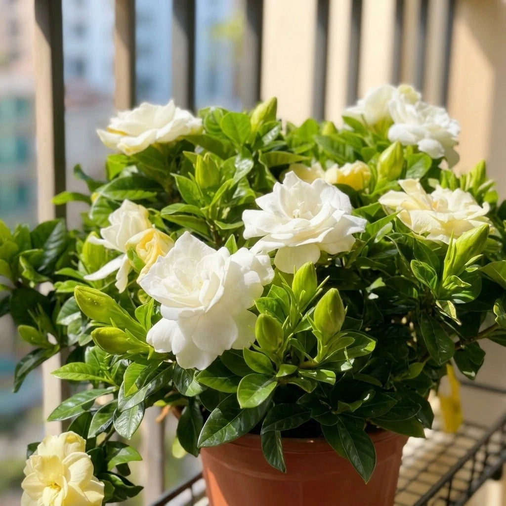 50Pcs Cape Jasmine Flower Seeds Fragrant Blooms Suitable for Garden Balcony Yard