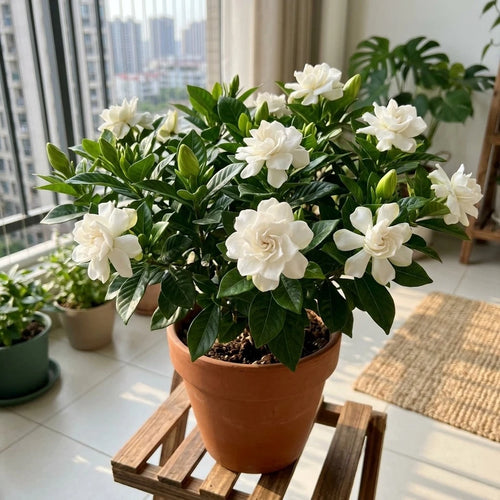 50Pcs Cape Jasmine Flower Seeds Fragrant Blooms Suitable for Garden Balcony Yard