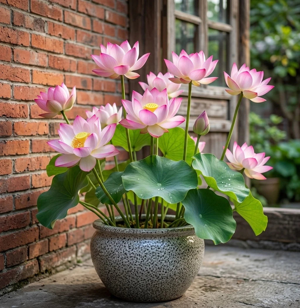 50pcs Lotus Flower Seeds Water Plant for Home Pond Patio and Garden Decoration